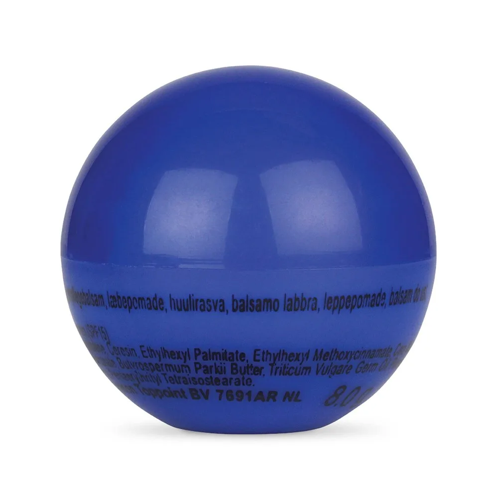 Lipbalsem bal blauw - Hidalgo-werbeartikel Lipbalsem bal, blauw