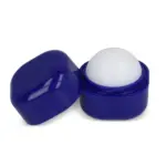 Kubieke lippenbalsem gerecycled ABS, blauw