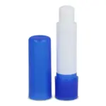 Klassieke lippenbalsemstick gerecycled materiaal, ecru / blauw