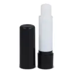 Klassieke lippenbalsemstick gerecycled materiaal, ecru / zwart