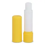 Klassieke lippenbalsemstick gerecycled materiaal, geel