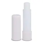 Klassieke lippenbalsemstick gerecycled materiaal, wit