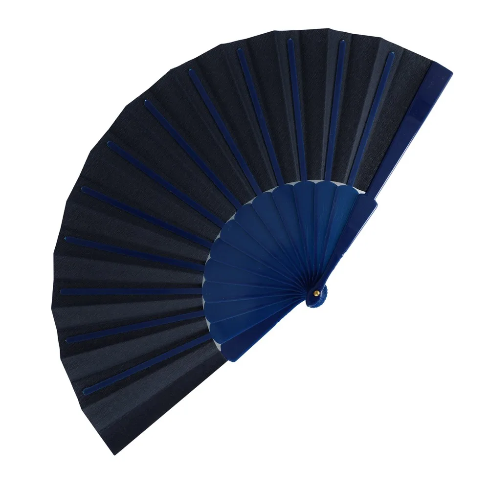 Waaier plastic polyester donkerblauw - Hidalgo Waaier plastic & polyester, donkerblauw