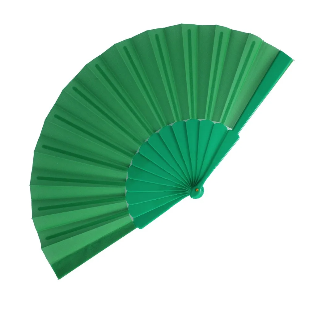 Waaier plastic polyester groen - Hidalgo Waaier plastic & polyester, groen
