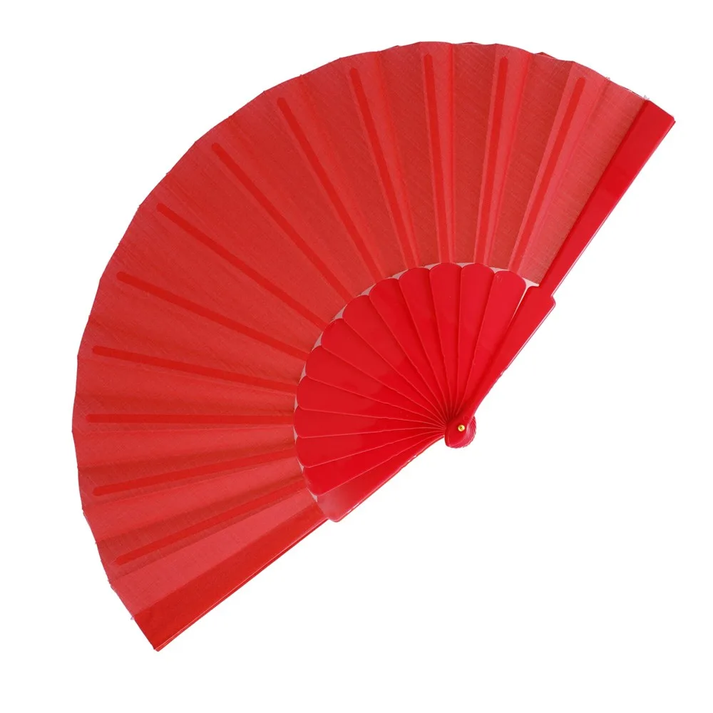 Waaier plastic polyester rood - Hidalgo Waaier plastic & polyester, rood