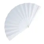Waaier plastic polyester wit - Hidalgo Waaier plastic & polyester, wit