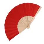 Waaier hout & R-PET, rood