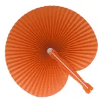 Mini opvouwbare handwaaier oranje - Hidalgo Mini opvouwbare handwaaier, oranje