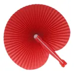 Mini opvouwbare handwaaier rood - Hidalgo Mini opvouwbare handwaaier, rood