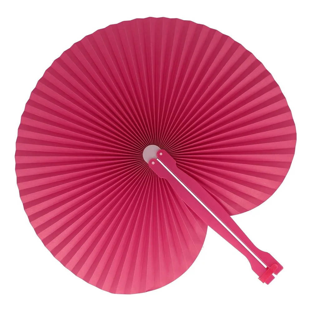 Mini opvouwbare handwaaier roze - Hidalgo Mini opvouwbare handwaaier, roze
