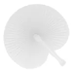 Mini opvouwbare handwaaier wit - Hidalgo Mini opvouwbare handwaaier, wit