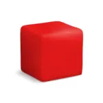 Anti-stress vierkant, rood