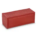 Anti-stress container, rood