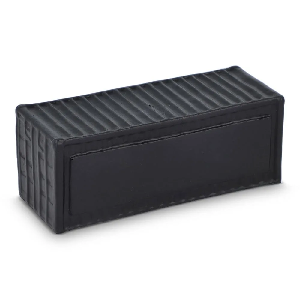 Anti-stress container zwart - Hidalgo-werbeartikel Anti-stress container, zwart