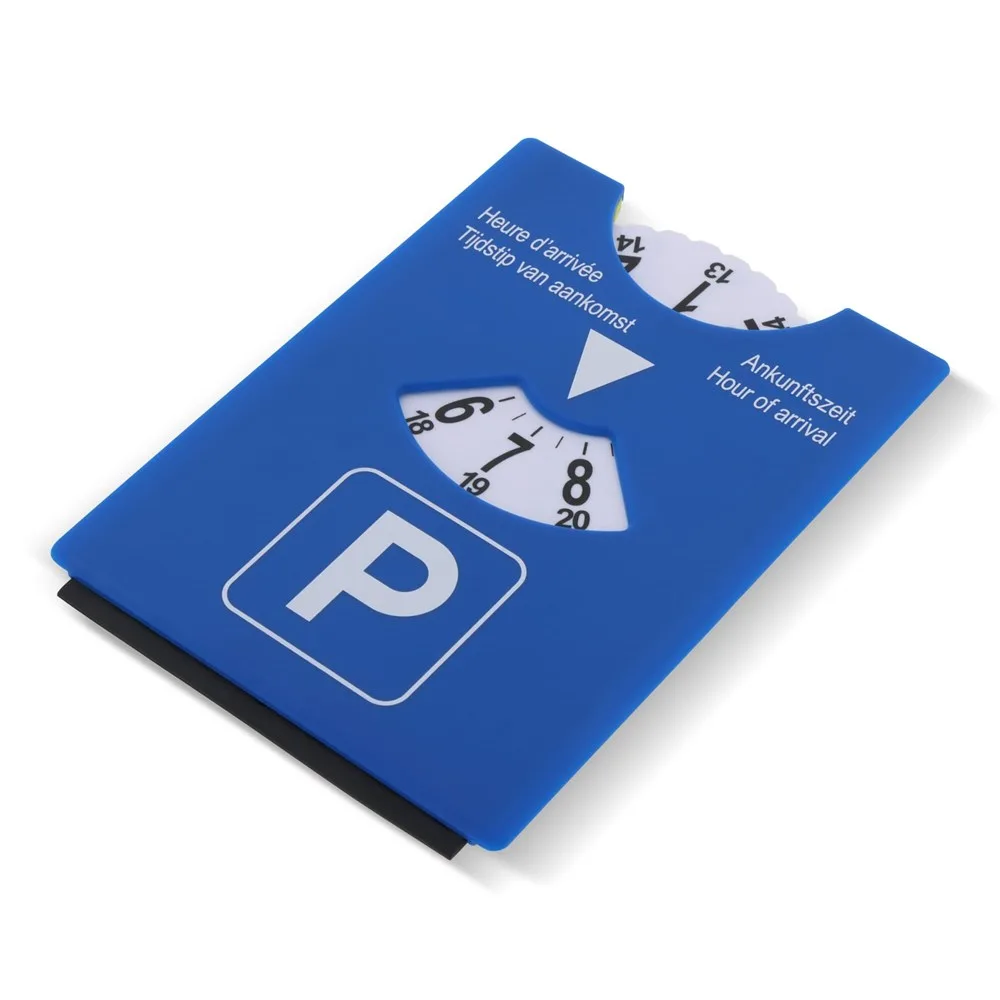 Parkeerschijf ijskrabber Electric blauw groen - Hidalgo Parkeerschijf ijskrabber "Electric", blauw / groen