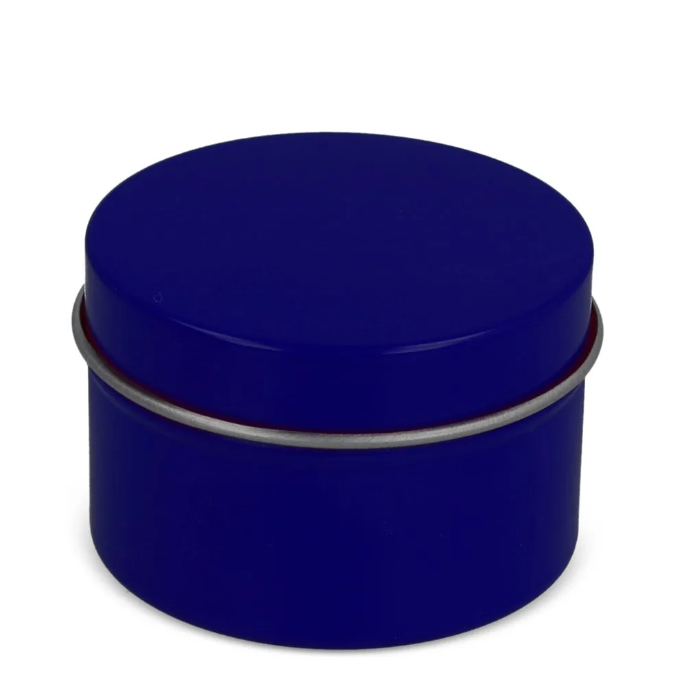 Dhyana plantaardige geurkaars in gerecycled blik blauw - Hidalgo Dhyana plantaardige geurkaars in gerecycled blik, blauw