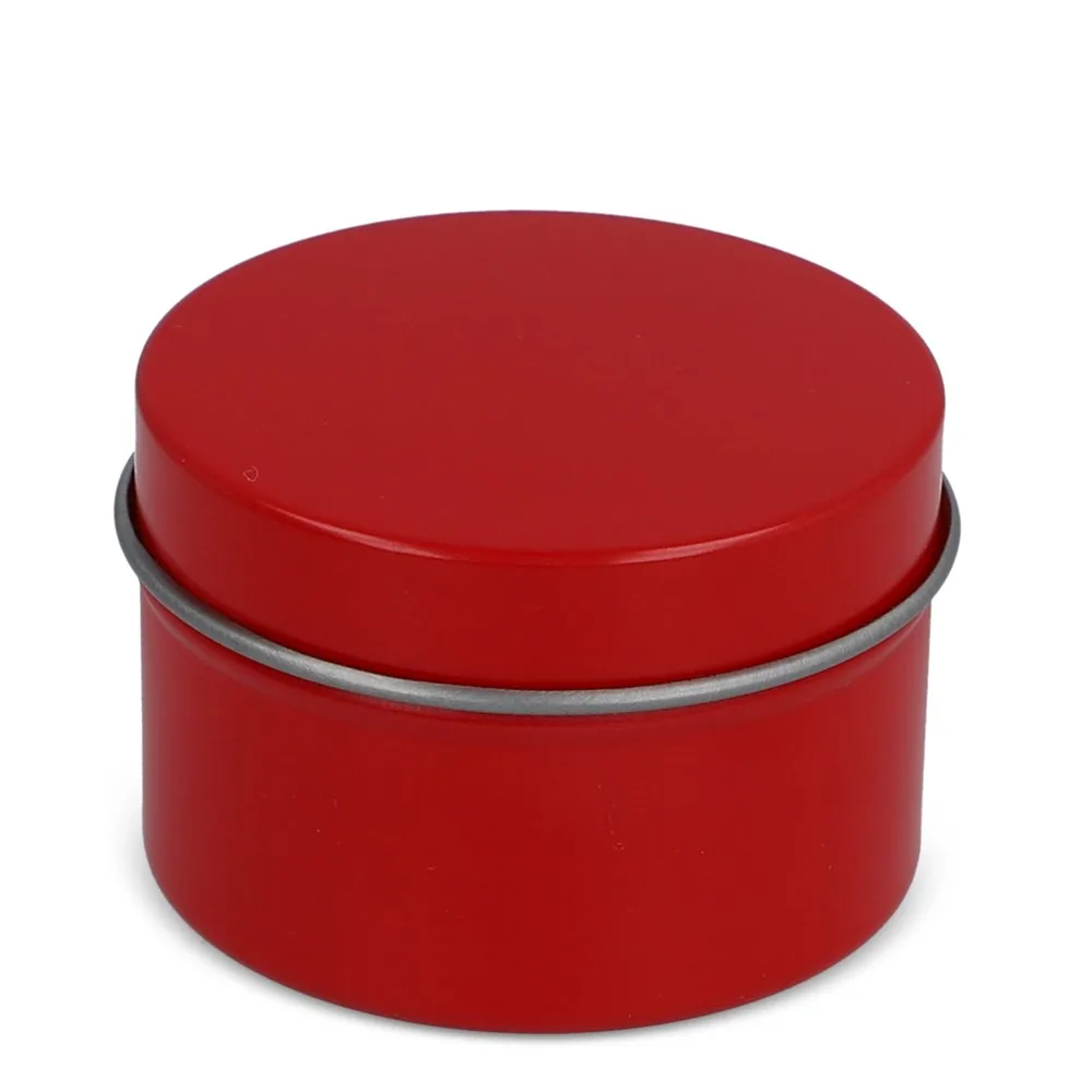 Dhyana plantaardige geurkaars in gerecycled blik rood - Hidalgo Dhyana plantaardige geurkaars in gerecycled blik, rood