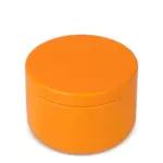 Asana plantaardige kaars in gerecycled blik oranje - Hidalgo-werbeartikel Asana plantaardige kaars in gerecycled blik, oranje