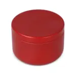 Asana plantaardige kaars in gerecycled blik rood - Hidalgo-werbeartikel Asana plantaardige kaars in gerecycled blik, rood