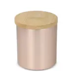 Bhakti plantaardige geurkaars in gerecycled aluminium potje — productfoto 2