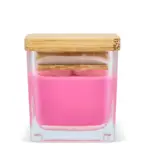 Chakra plantaardige kaars in glazen houder — productfoto 5