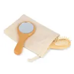 Schima superba hout Borstel & Spiegel set — productfoto 2