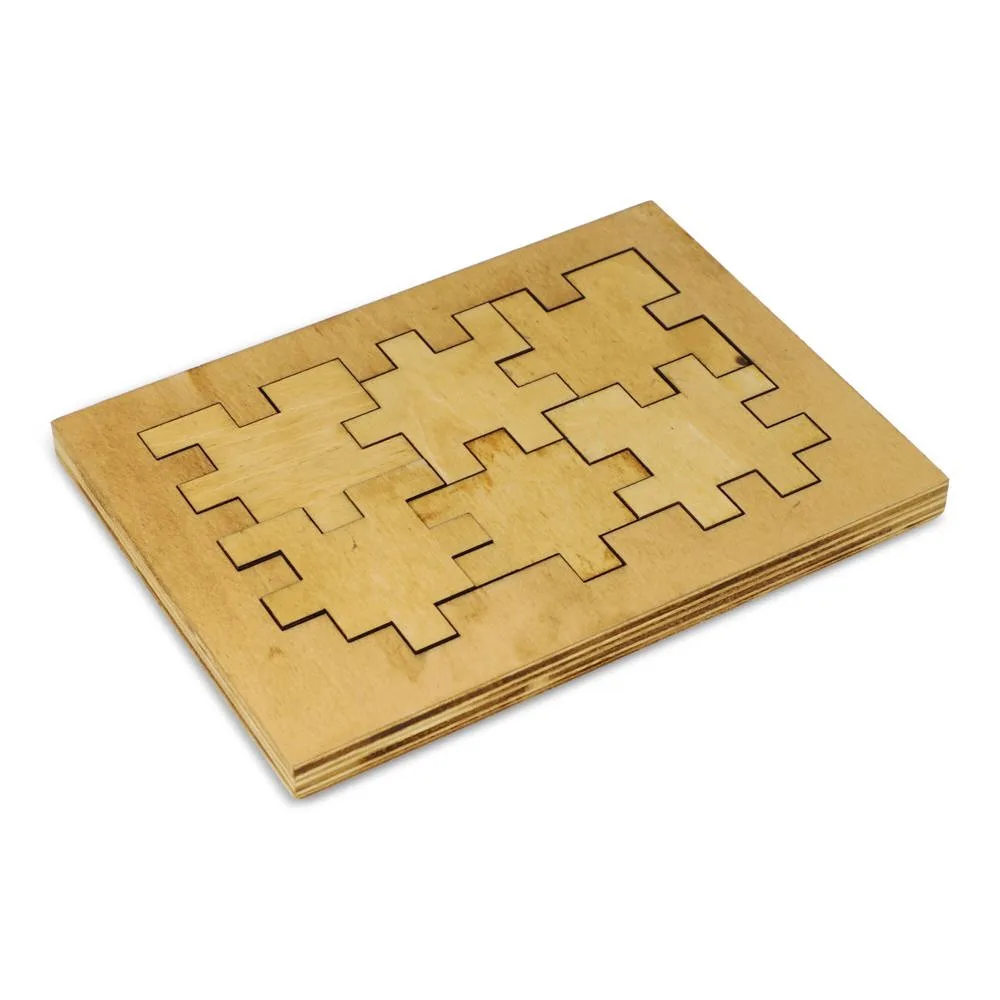Houten kubus puzzel productfoto 2 - Hidalgo Houten kubus puzzel — productfoto 2