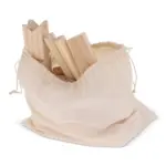 Houten Kubbspel in katoenen pouch — productfoto 2