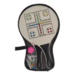MDF strand tennis set met gezelsschapsspellen — productfoto 4