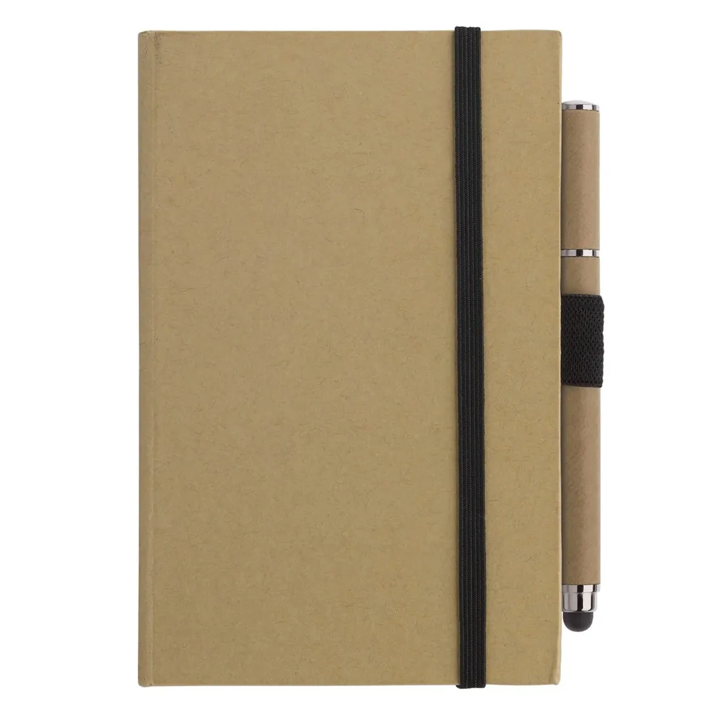 Notitieboek karton A6 + balpen stylus productfoto 6 - Hidalgo Notitieboek karton A6 + balpen stylus — productfoto 6
