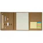 Drievoudige stationaire set van gerecycled papier — productfoto 6