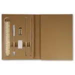 Drievoudige stationaire set van gerecycled papier productfoto 7 - Hidalgo Drievoudige stationaire set van gerecycled papier — productfoto 7