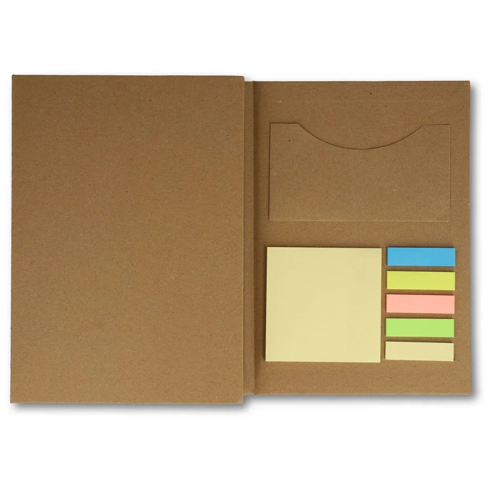 Drievoudige stationaire set van gerecycled papier productfoto 8 - Hidalgo Drievoudige stationaire set van gerecycled papier — productfoto 8