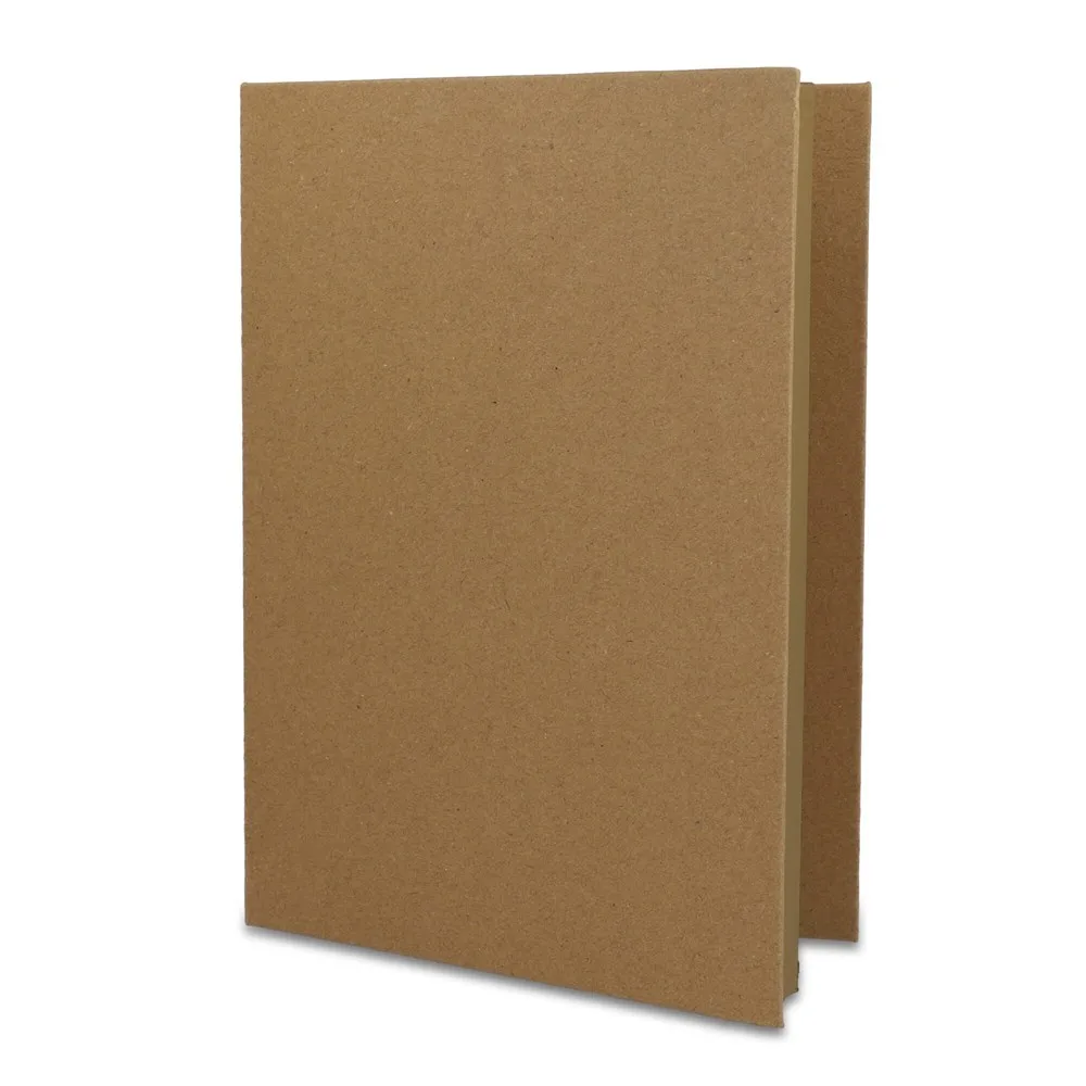 Drievoudige stationaire set van gerecycled papier natuur - Hidalgo Drievoudige stationaire set van gerecycled papier, natuur