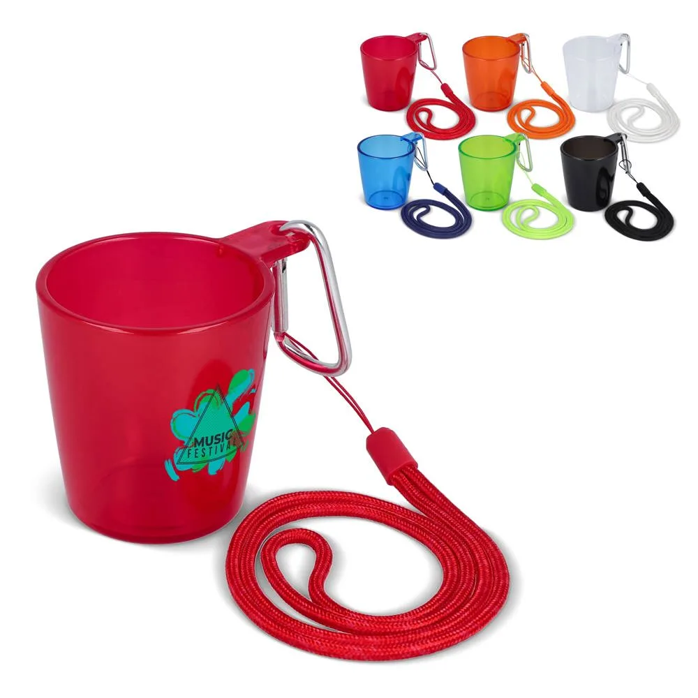 Festival shotglaasje with lanyard