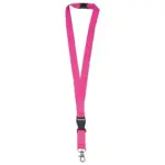 Polyester lanyard 20 mm met gesp en haak — productfoto 2
