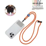 LT90883 - Hidalgo-werbeartikel Verstellbares Handyband mit Logo und Kartenhalter