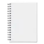 Notitieboek spiraal A5 wit - Hidalgo Notitieboek spiraal A5, wit