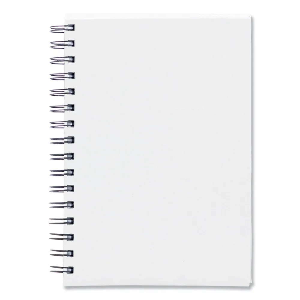 Notitieboek spiraal A5 wit - Hidalgo Notitieboek spiraal A5, wit