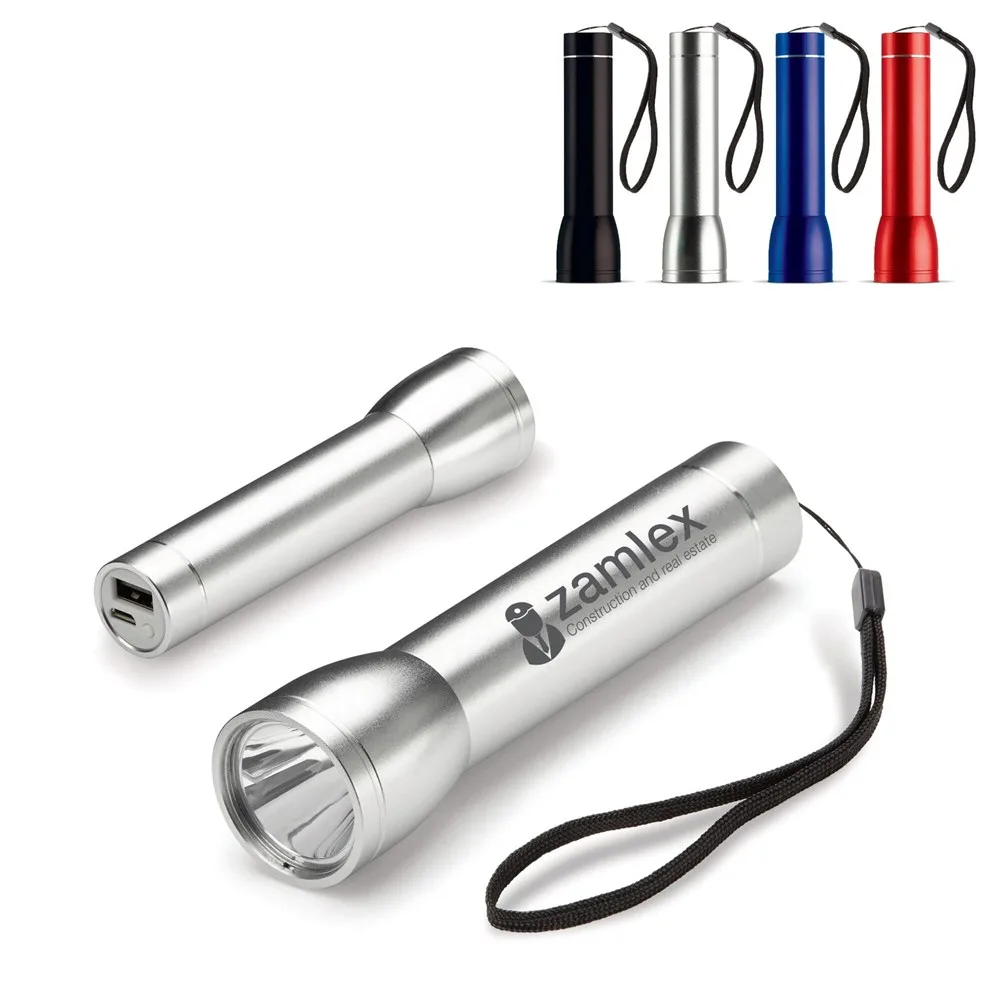 Powerbank zaklamp 2200mAh