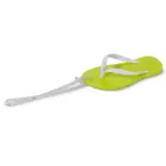 Bagagelabel slipper, lichtgroen