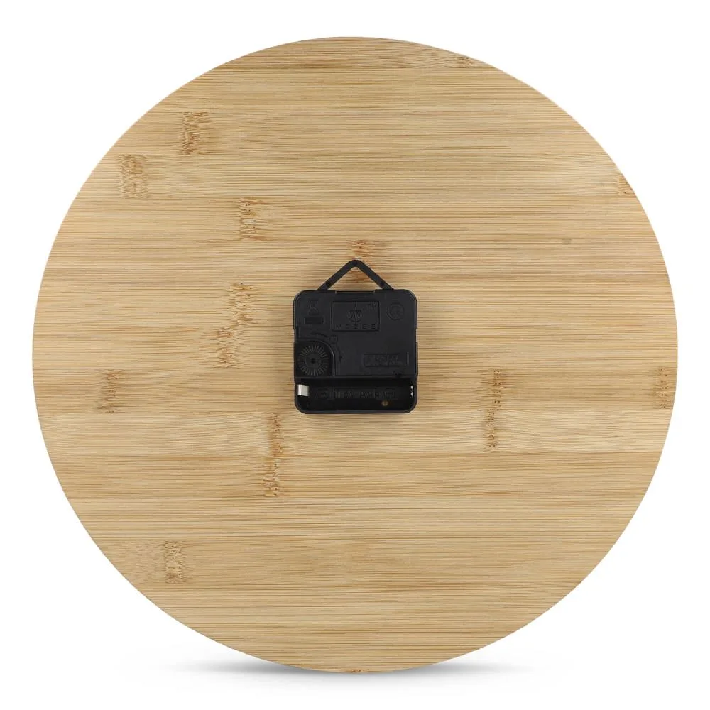 Wandklok bamboe productfoto 4 - Hidalgo-werbeartikel Wandklok bamboe — productfoto 4