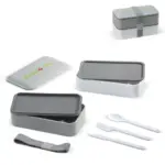 Lunchbox Bento met bestek 1250ml - Trinkflaschen & Shakers Lunchbox Bento met bestek 1250ml