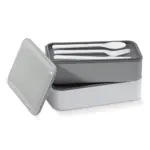 Lunchbox Bento met bestek 1250ml productfoto 7 - Trinkflaschen & Shakers Lunchbox Bento met bestek 1250ml — productfoto 7