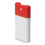 Reinigende handspray 20ml wit rood - Hidalgo-werbeartikel Reinigende handspray 20ml, wit / rood
