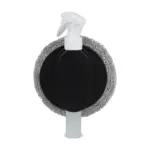 2-in-1 spray en schoonmaakdoek, zwart
