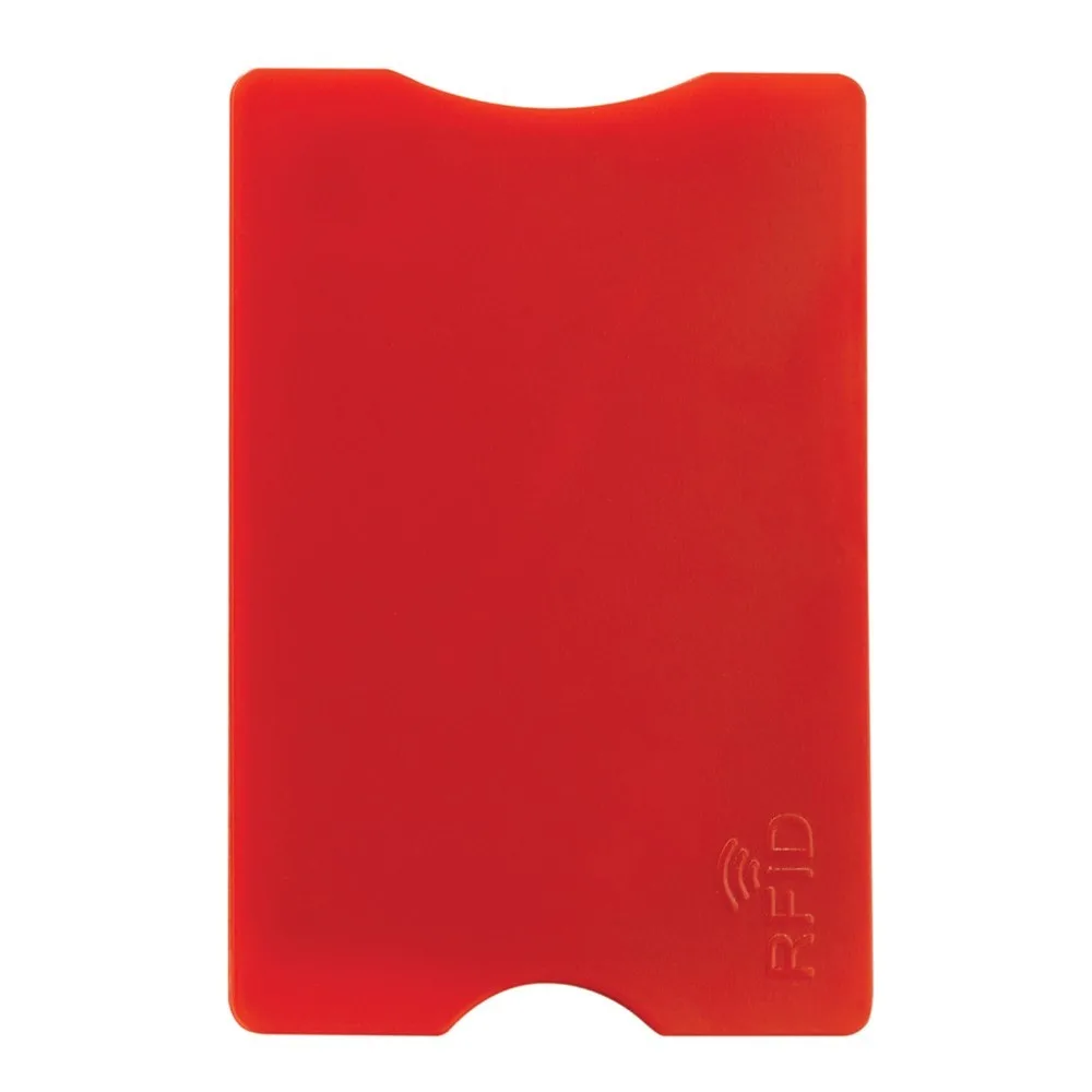 RFID kaarthouder hardcase rood - Hidalgo-werbeartikel RFID kaarthouder hardcase, rood