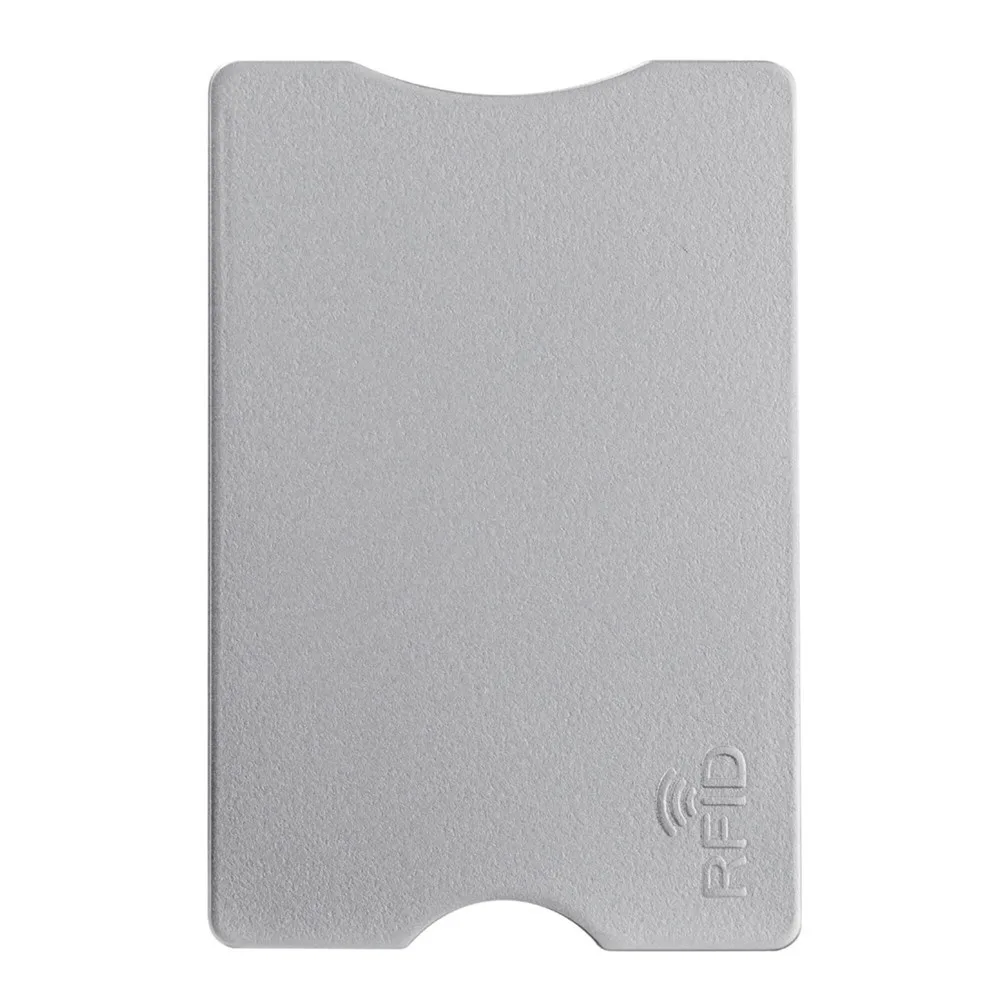 RFID kaarthouder hardcase zilver - Hidalgo-werbeartikel RFID kaarthouder hardcase, zilver