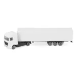 Truck mini, wit