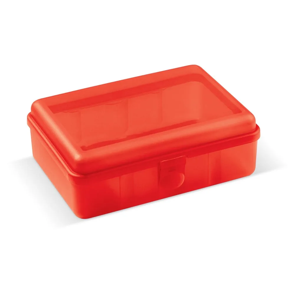 Lunchbox one 950ml transparant rood - Hidalgo-werbeartikel Lunchbox one 950ml, transparant rood
